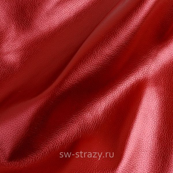 Кожа искусственная 1мм 50х32,5 см красный (009)