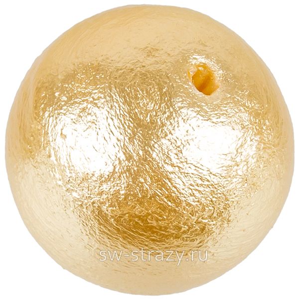 Жемчуг хлопковый 18 мм шампань