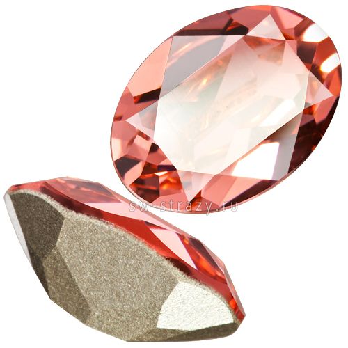 Кристаллы 4120 14x10 mm Rose Peach