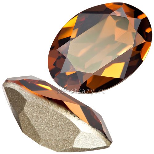 Кристаллы 4120 14x10 mm Smoked Topaz