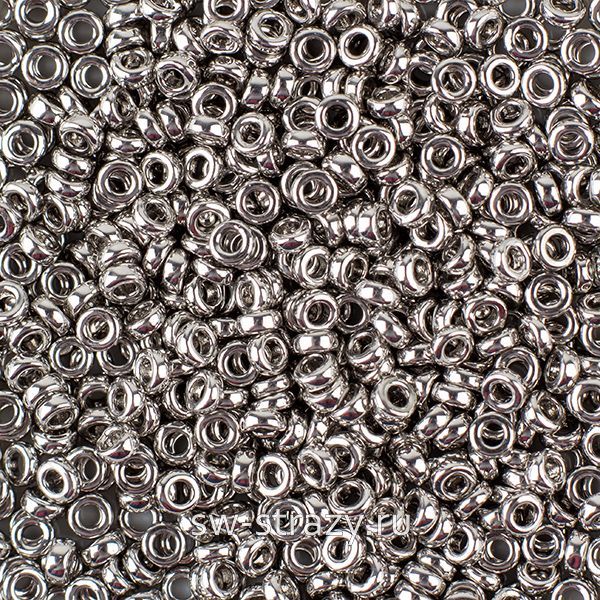 Бисер Spacer 2,2х1 mm 194 Palladium Plated