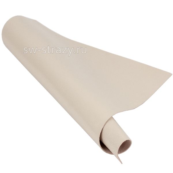 Кожа натуральная 15х21 см бежево-серая (030)