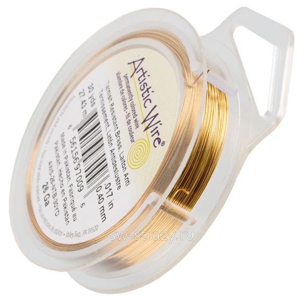 Проволока Artistic wire Non Tarnish Brass (26GA-30Y)