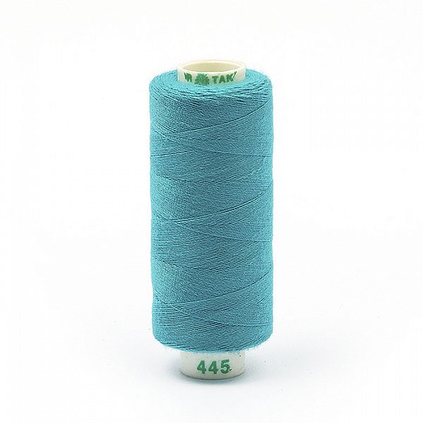 Нитки бытовые Dor Tak 40\2 цв. 445 бирюзовый 366м 100% п\э