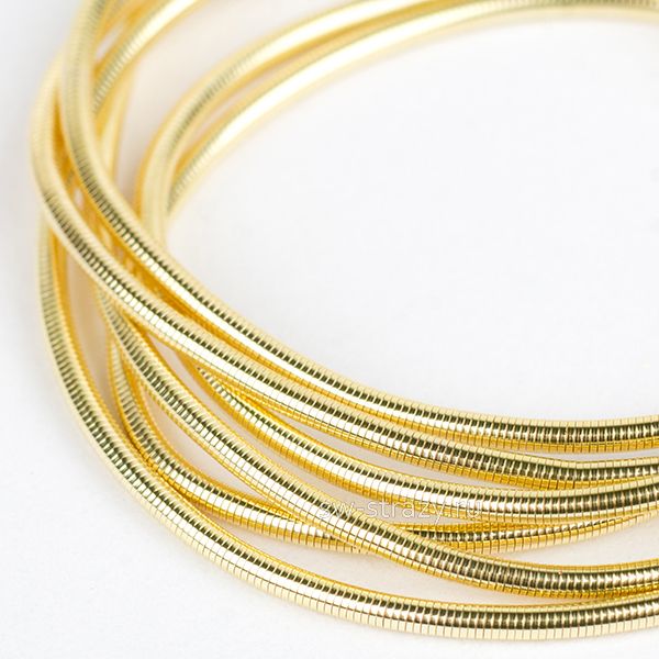 Канитель мягкая Золотистая 1 мм (5гр)