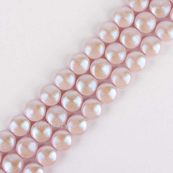 Жемчужины 5860 10 mm Crystal Iridescent Dreamy Rose Pearl
